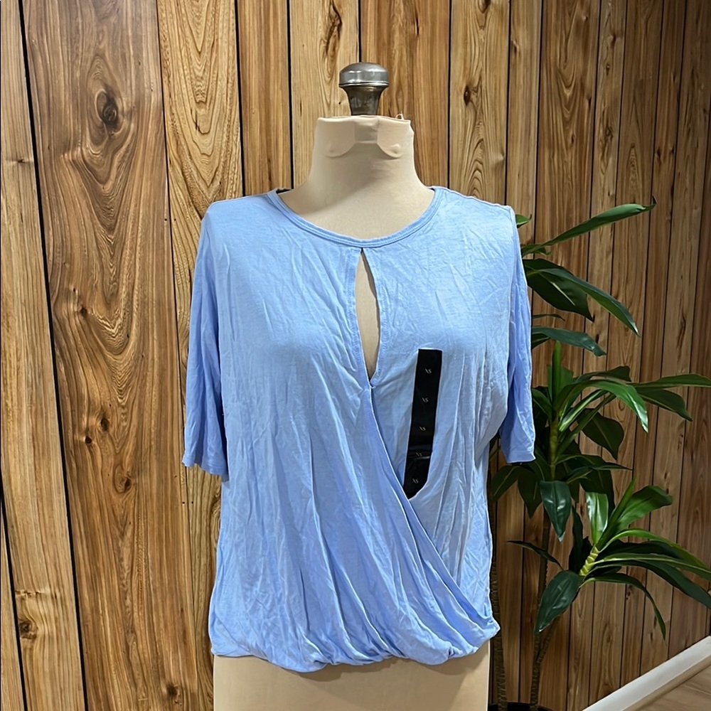 BANANA REPUBLIC Light Blue (Periwinkle) Women's Top
